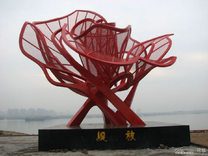 景观月季花雕塑 烤漆大型花卉雕塑 酒店花朵雕塑 景观月季花雕塑 烤漆大型花卉雕塑 酒店花朵雕塑