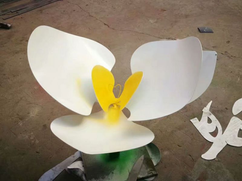 仿真兰花雕塑 异形喷水玉兰花雕塑 花卉雕塑 仿真兰花雕塑 异形喷水玉兰花雕塑 花卉雕塑