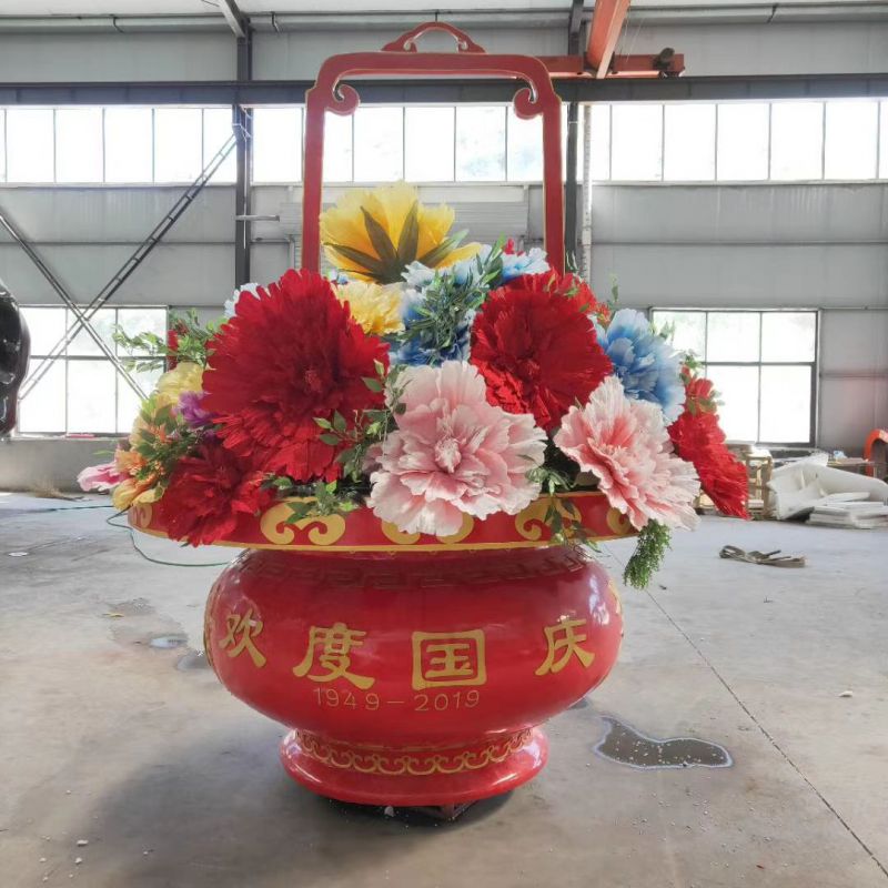 公园花篮雕塑标准,拉丝工艺,景观花篮雕塑精品 公园花篮雕塑标准,拉丝工艺,景观花篮雕塑精品